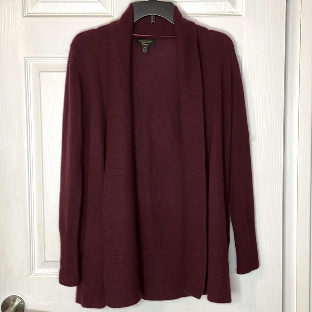 Cashmere chárter open cardigan 100% cashmere - Picture 2 of 10